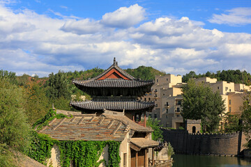 architectural landscape of Gubeikou Town, Miyun, Beijing, China