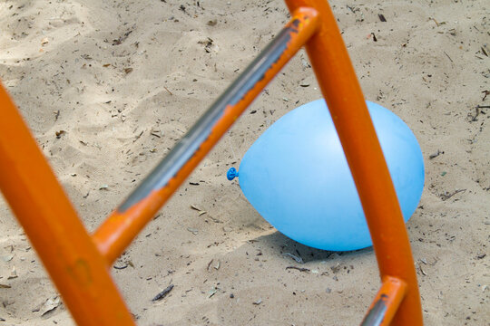 High Angle View Of Playground