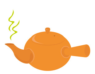 急須のベクターイラスト　