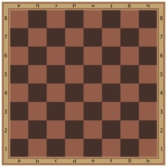Chessboard or checkerboard isolated flat vector icon