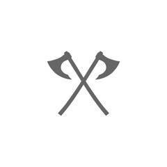 icon of a Viking axe. vector illustration