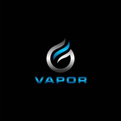 Vapor Logo Design,Vape Smoke Icon Template