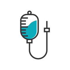 Infus healthcare icon design template vector isolated illustration