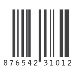 Barcode vector icon