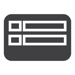 Business card icon