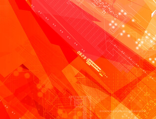 digital technology circle abstract  background  innovation sparkle electric  rectangleelectric background