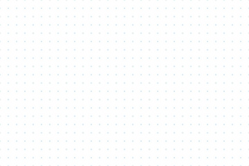 Grid paper. Dotted grid on white background. Abstract dotted transparent illustration with dots. White geometric pattern for school, copybooks, notebooks, diary, notes, banners, print, books.
