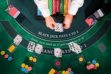 Casino Black Jack table - 412099070