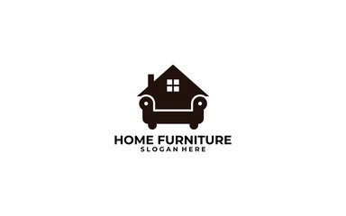 House Interior Room, Gallery Furniture Logo Design