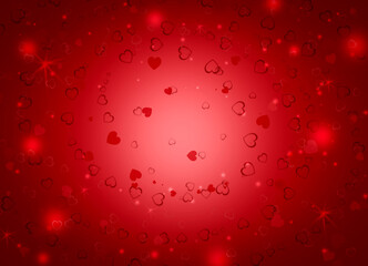 Hearts as background.Valentines day concept.