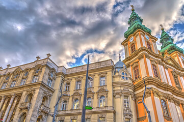 Fototapeta na wymiar Budapest Landmarks, HDR Image