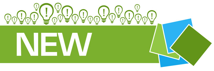 New Blue Green Bulbs Squares Texture Blue 