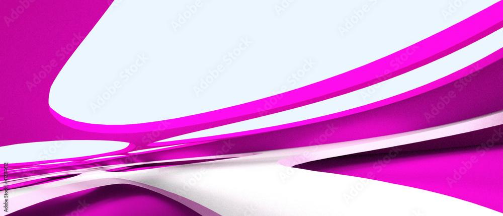 Poster abstract futuristic background and geometric shape technology curves for digital concept on purple a