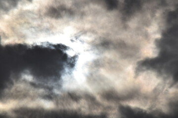 Fototapeta premium Ciel d'hiver