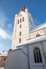 Fototapeta premium St.John`s church, Cesis