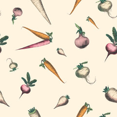 Vegetable background vector