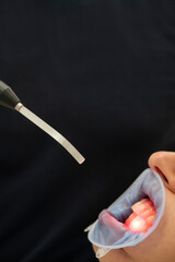 dental therapy with red LED light