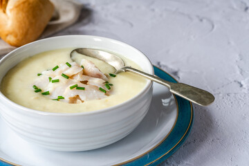 Cullen skink soup