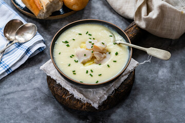 Cullen skink soup