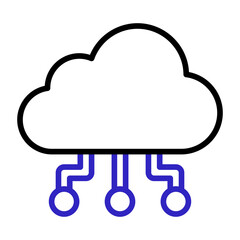 Cloud data icon
