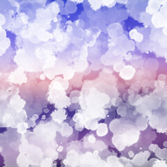 Fototapeta premium Tye Dye blue white background. Watercolor paint background.