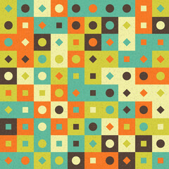 Abstract Geometric Pattern generative computational art illustration