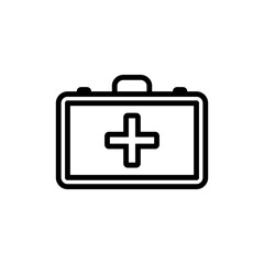 First Aid Kit Icon Design Vector Template