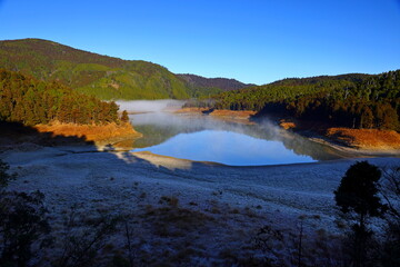 Cueifong Lake at Taipingshan National Forest Recreation Area in Yilan, Taiwan