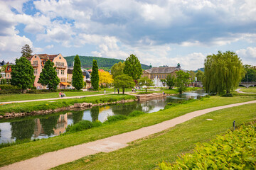 townscape of Bad Kissingen in Bavaria