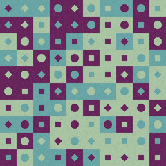 Abstract Geometric Pattern generative computational art illustration