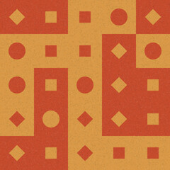 Abstract Geometric Pattern generative computational art illustration