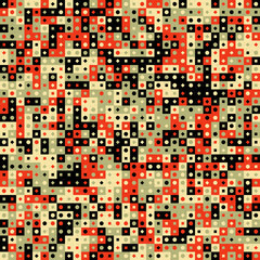 Fototapeta premium Abstract Geometric Pattern generative computational art illustration