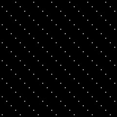Dots black and white. Diagonal location.
