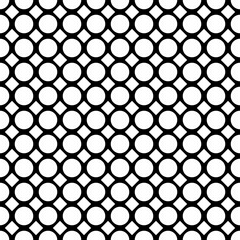Circles. White Circles and black background.