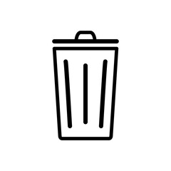 Trash Can Icon Design Vector Template Illustration