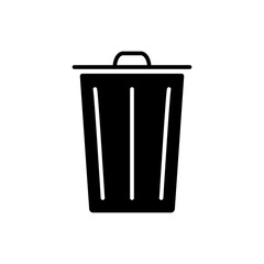 Trash Can Icon Design Vector Template Illustration