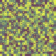 Fototapeta premium Abstract Geometric Pattern generative computational art illustration