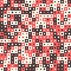 Abstract Geometric Pattern generative computational art illustration