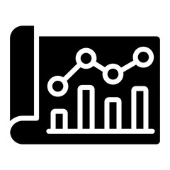 Vector design of business report icon