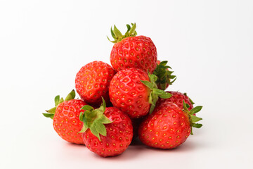 Fruit strawberry on white background