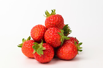 Fototapeta na wymiar Fruit strawberry on white background