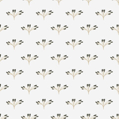 seamless pattern with dandelion