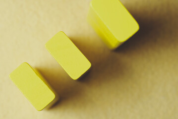 abstract colors. yellow colored shapes on a yellow background.