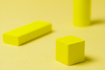 abstract colors. yellow colored shapes on a yellow background.