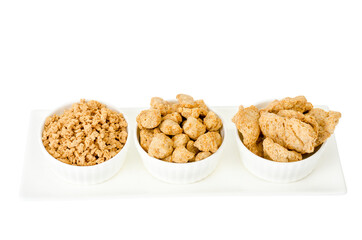 Soy products - an analogue of meat for vegetarian food.