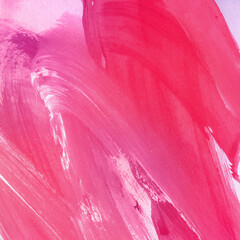 Colorful ink and watercolor texture on white paper background. Gradient paint strokes and decalcomania effect. Hand-painted gouache abstract image. Mess on the canvas.