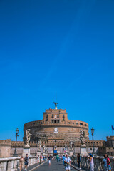 view of the castel sant'angelo