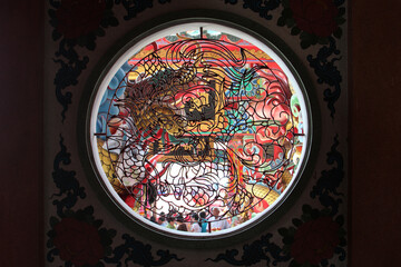 chinese temple (san chao pho lak muang) in suphan buri (thailand)