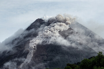Merapi Volcano Eruption