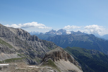 Blick vom Latemar nach Osten